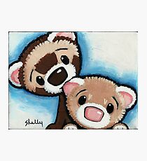 Fuzzy Love Photographic Print