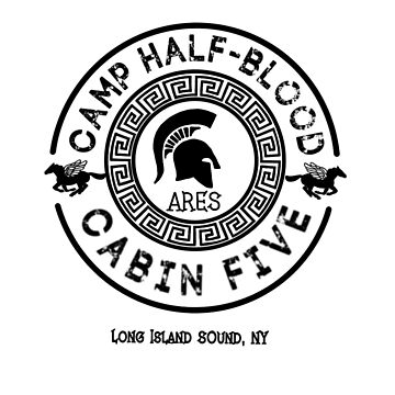 Camp Half Blood Cabin 5 Ares Childrens T-Shirt - Davson Sales