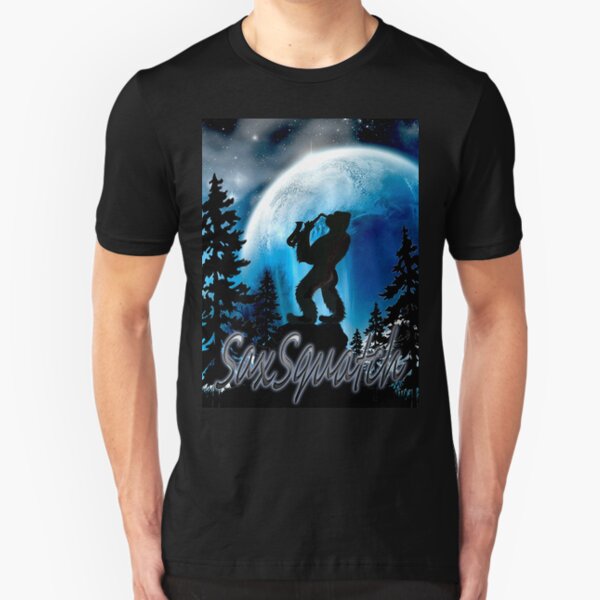 SaxSquatch Slim Fit T-Shirt