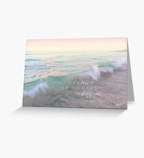 Tarjeta de felicitación Una lágrima en el océano