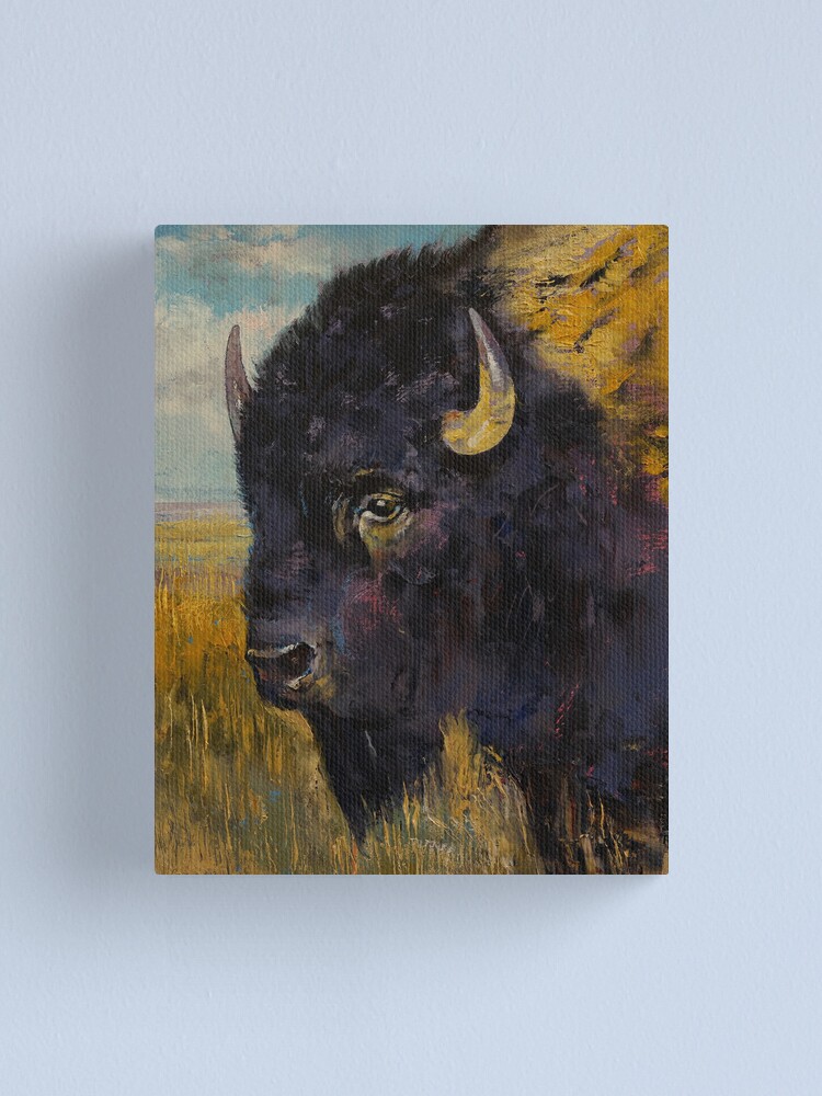 Alternate view of Bison Canvas Print