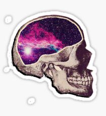 Space Skull Sticker