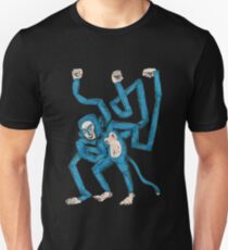 City hipster blue monkey Unisex T-Shirt