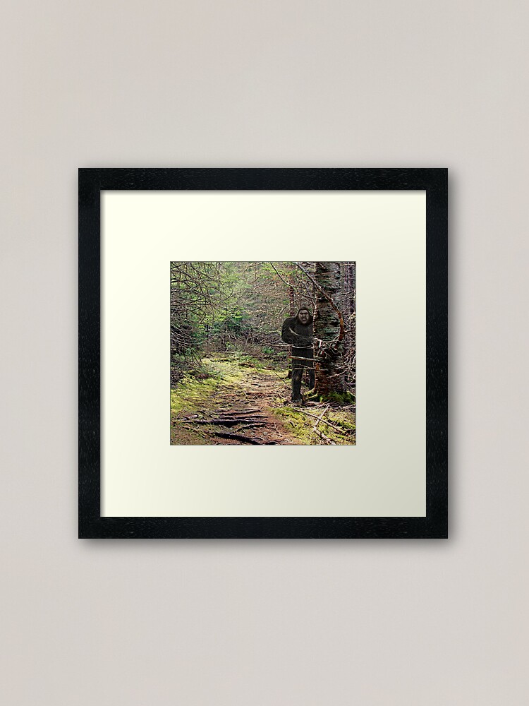 Alternate view of Louisiana Sasquatch Framed Art Print