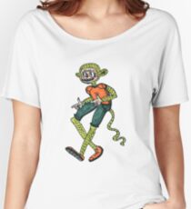 City hipster monkey green Women's Relaxed Fit T-Shirt