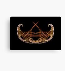 Wikki Canoe Canvas Print