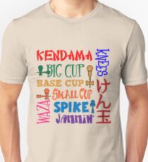 Kendama Word Block Slim Fit T-Shirt