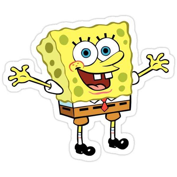 Spongebob Stickers By Taliapaige Redbubble