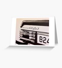 Mk.2 Ford Granada 2.8i Ghia X Greeting Card