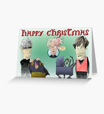Father Ted Xmas Card Greeting Card