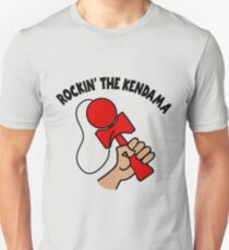 Rockin the Kendama, red Slim Fit T-Shirt