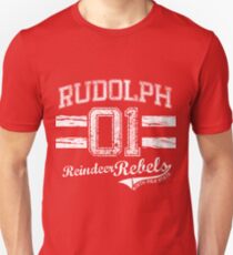 Rudolph Reindeer Rebel Unisex T-Shirt