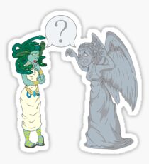 Medusa VS Angel Sticker