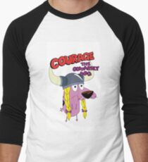 courage the cowardly dog Men's Baseball ¾ T-Shirt