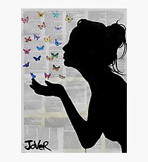 butterfly kisses Photographic Print