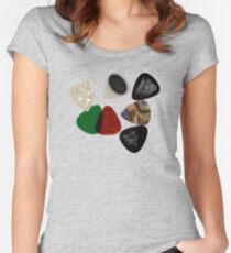 Plectrums/ plectra? Women's Fitted Scoop T-Shirt
