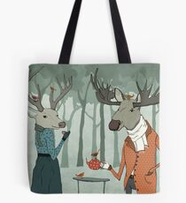 Winter tea together Tote Bag