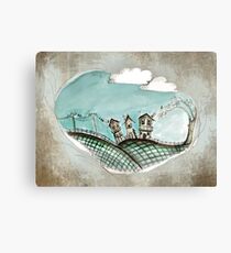 Wacky village Canvas Print