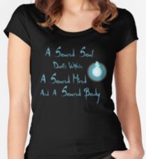 Eine gesunde Seele Tailliertes Rundhals-Shirt