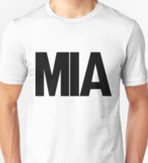 Camiseta unisex MIA Miami International Airport Black Ink