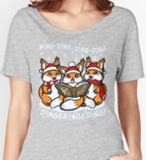 "What does the Fox Sing" (T-shirts) Women's Relaxed Fit T-Shirt