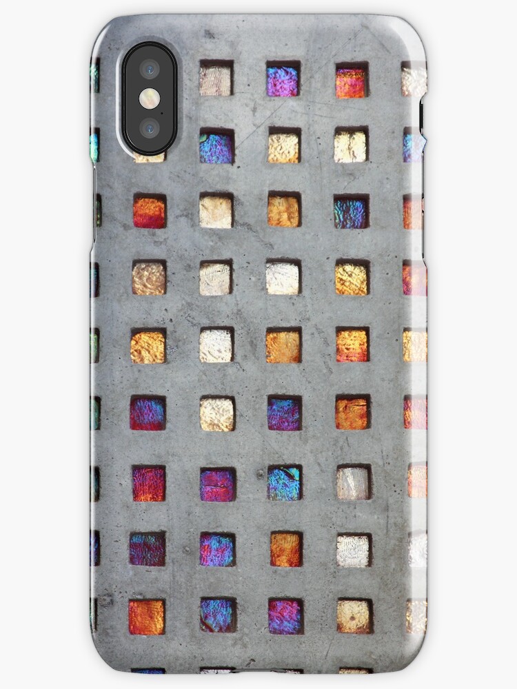 "Red Grid Phone Case" iPhone Cases & Skins by Leslie Guinan Redbubble