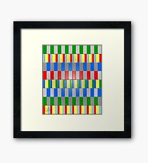 Colorful Blocks Framed Print