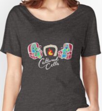 Camiseta ancha para mujer células cultivadas