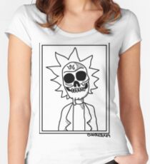 Rick und Morty - Zombie Rick Tailliertes Rundhals-Shirt
