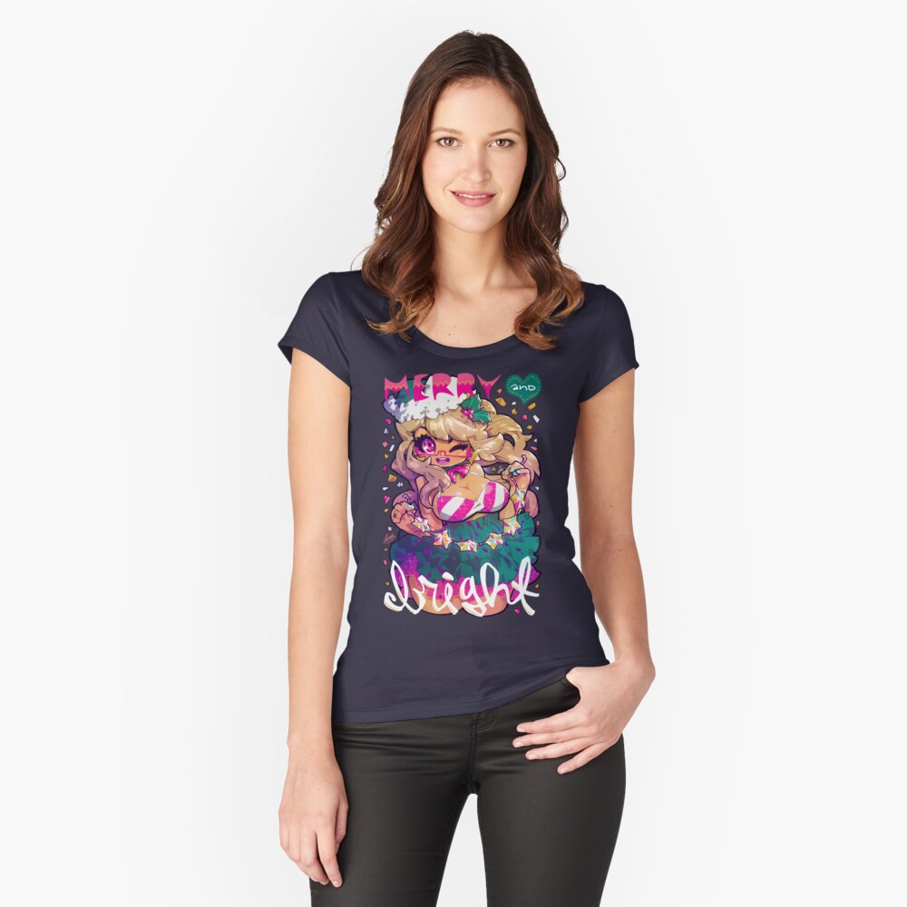 bright Fitted Scoop T-Shirt