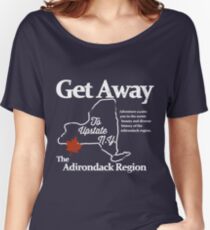 Camiseta ancha para mujer Dirígete al norte del estado de Nueva York