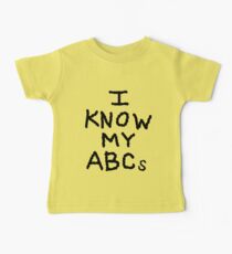 I Know My ABCs Baby Tee