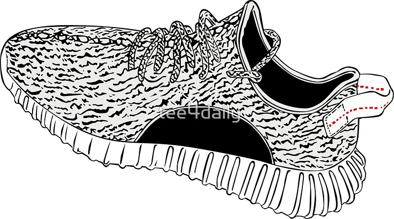 Yeezy Boost 350 Free Coloring Pages