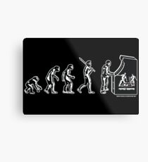 Gamer Evolution Poster Metal Print