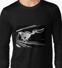 Black and White - '66 Mustang grill (2013) Long Sleeve T-Shirt