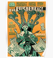 Vintage Poster - The Reichenbach Fall Poster