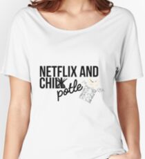 Netflix and Chipotle Women's Relaxed Fit T-Shirt