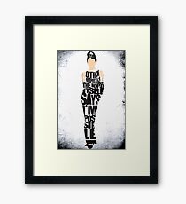Audrey Hepburn - The Breakfast at Tiffany's Framed Print