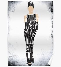 Audrey Hepburn - The Breakfast at Tiffany's Poster