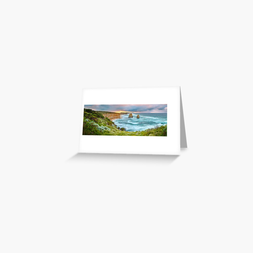 Gibsons Beach, Twelve Apostles, Great Ocean Road, Victoria, Australia Greeting Card