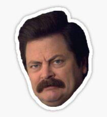 Ron Swanson Sticker