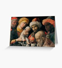 Adoration of the Magi, about 1495 - 1505 Greeting Card