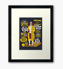 The Dude Quotes Framed Print