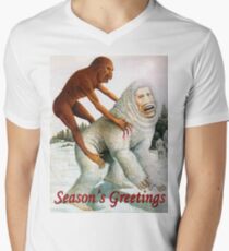 Seasons Greetings Men's V-Neck T-Shirt