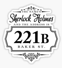 The name's Sherlock Holmes Sticker