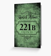The name's Sherlock Holmes Greeting Card