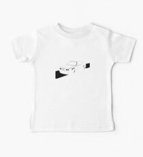 E30 Retro - Black Print Baby Tee