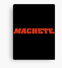 Machete Canvas Print