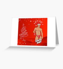 SANTA BABY Greeting Card