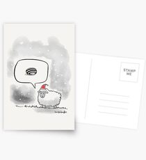 The Sheep who hated Christmas. Postcards